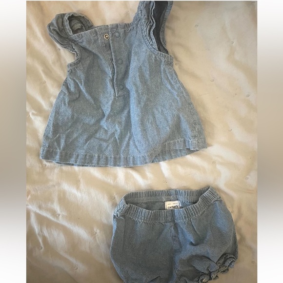 Lot of 2 carters dresses with bloomers 3 months - Picture 4 of 5